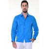 bohio Guayabera Shirt for Men - Linen Classic Traditional 4-Pocket