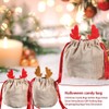 Christmas Drawstring Bag Antler Gift Bags Christmas Decorations Pouch Packaging