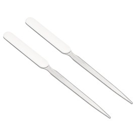 PATIKIL Letter Opener 2 Pcs Stainless Steel Envelope Lightweight Handle Mail Opener for Box Open White