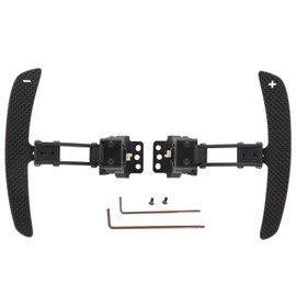 Pair of Steering Wheel Shift Paddle Carbon Fiber Magnetic Plain Weave for Panamera Cayenne 9Y0