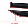 Lightronic Extra Durable Outside-Mount Auto Vent Window Visor, Fits 2002-2007