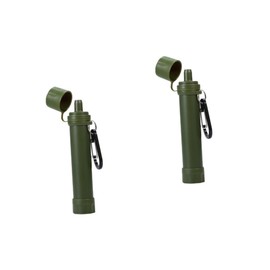 BESPORTBLE 2pcs Professional Water Filter Abs Pe Material Outdoor Water Purifier Portable Strainer for Camping