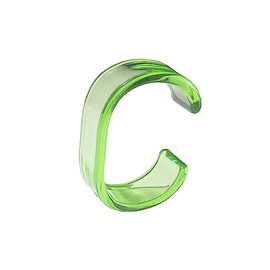 Pingyongchang Acrylic Colorful Resin Open Bracelet Geometric Simple Transparent Wide Cuff Bangle for Women Lightweight Colorful Chunky Thick Thin Wide Face Resin Acrylic Cuff Bangle Jewelry-Green