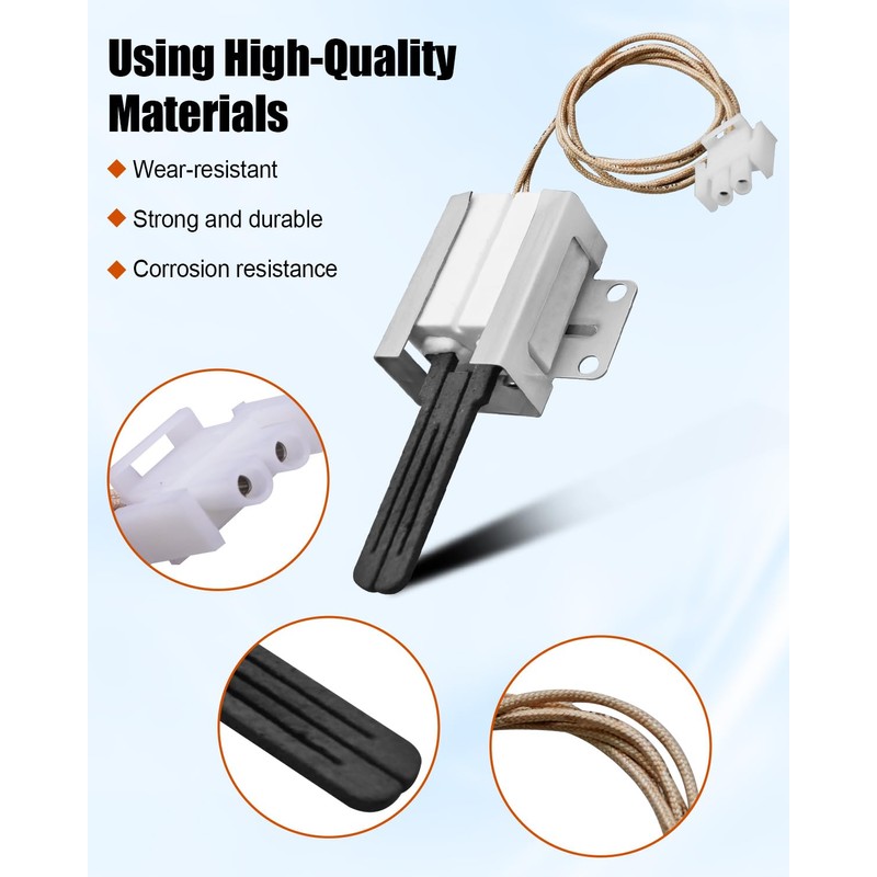 ULZOZN Gas Oven Range Igniter Compatible with GE, Gas Stove