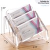 YUXUN Business Card Holder for Desk 3 Tier 3 Slots,Creative