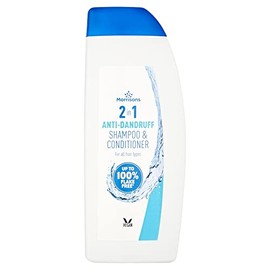 Morrisons Morrisons Shampoo & Conditioner Anti-Dandruff Classic 2 In C1 500ml, WHITE
