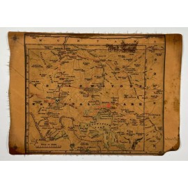 Treasure Map Poster America Pirate Maps Gold Rush Hidden Treasure USA Replica