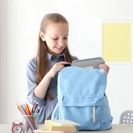 JOZMMZEOOA Pack of 2 Pencil Cases, Corduroy Fabric, Washable Pencil Case, Portable Pencil Case, Aesthetic Pencil Case with Practical Zip, for Students, Teenagers, Grey, grass green, pencil case