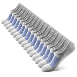 IDEGG No Show Socks Men Low Cut Ankle Short Socks for Men Casual Athletic Socks with Non Slip Grip