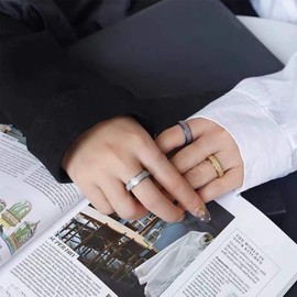 To My Daughter Ring Fidget Ring for Women Daughter Gift from Mom Anxiety Relief Ring Beads Adjustable Open Ring for Girls