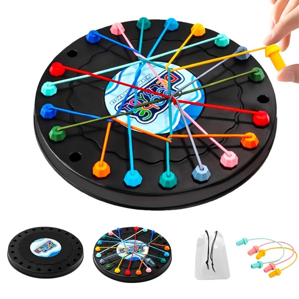 Brainy Knots Rope Untangling Game,Twisted Untie Puzzle,trategy Board tie up