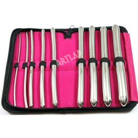 Premium German HEGAR Dilator Sounds Set 9 PCS Gynecology Instruments -A+Quality Set of 9 Each