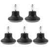 5 Pack Bell Glides Replacement, Chair Feet Low Profile Wheel