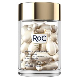 RoC - Retinol Correxion Line Smoothing Night Serum Capsules - Daily Anti-Aging Skin Care Treatment - Firming Moisturiser - 30-Piece
