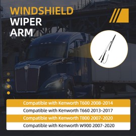 JAVOUKA 602-5405 Front Driver Side Windshield Wiper Arm, for Kenworth T600 T800 W900 2007-2020, Wiper Arms OE#R23102922, R23103522