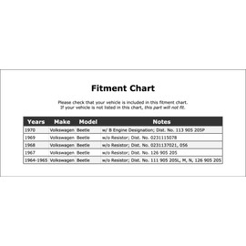 PartCatalog Distributor Rotor Compatible With Volkswagen Beetle 1970 1969 1968 1967 1965 1964 P-2177292
