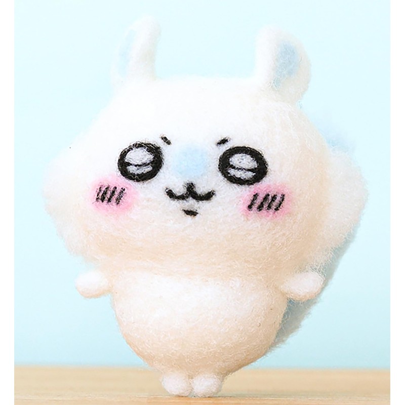 Hamanaka H468-000-106 Wool Felt Kit, Needle Felt, Made from Chiikawa