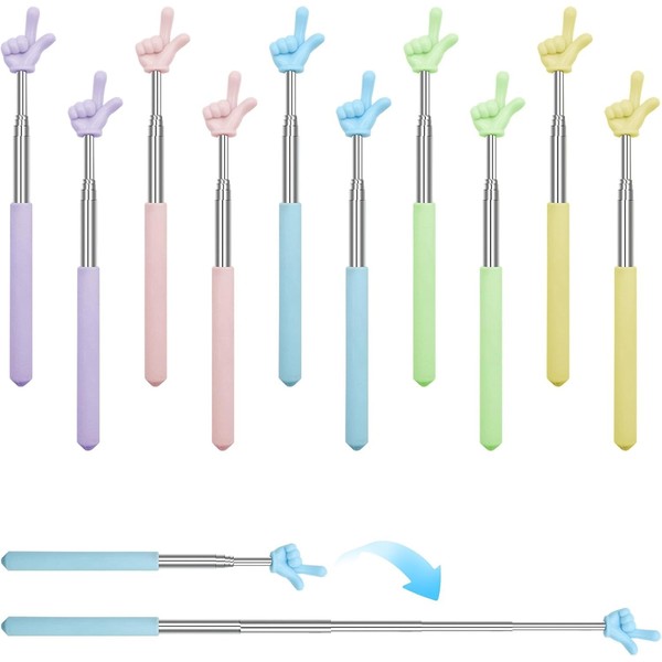 Pack of 10 Extendable BetterJonny Telescopic Teacher Pointer Pointer Retractable