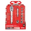 CRAFTSMAN 11-Piece Socket Set, Metric, 3/8 Inch Drive, Low Profile