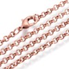 Bohemian Findings 5 Antique Copper Tone Rolo Chain Necklaces 18"