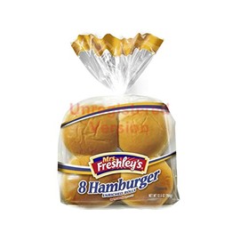 Mrs Freshleys 3 3/4 inch Hamburger Bun, 12 Ounce -- 8 per case.