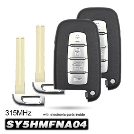 keyecu 2x Smart Remote Key Fob for Hyundai Azera Elantra Equus Genesis SY5HMFNA04