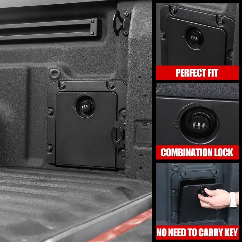 Mabett Bed Storage Bin Cover with Code Lock Compatible with