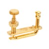 5PCS Violin Fine Tuner Golden Metal Glossy Surface Violin Fine