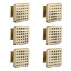 LOCALAND Solid Brass Shower Body Spray Jets, Square Body Jets