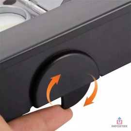 Importeek Mini Calentador Parrilla Plancha Cocina Portatil Acero