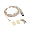 J&P Beige Lavalier Lapel Mic w/ 4 pin mini XLR