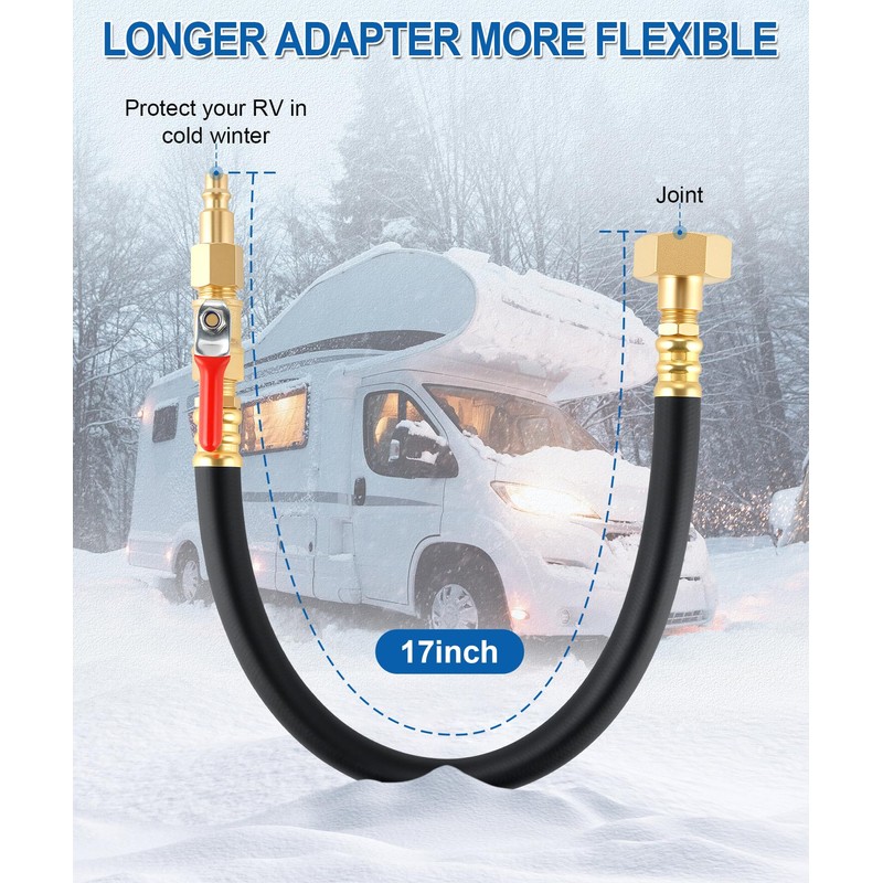 SINGARO RV Winterizing Sprinkler System Kit for Motorhome Boat Camper