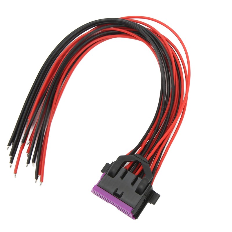 3 Pcs 16 Pin OBD2 Female Connector Cables 30cm J1962