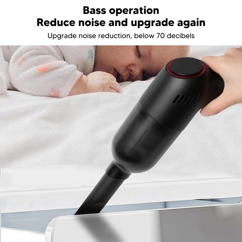 Wireless Car Vacuum Cleaner 120W Cordless Handheld Rechargeable 8000pa Strong
