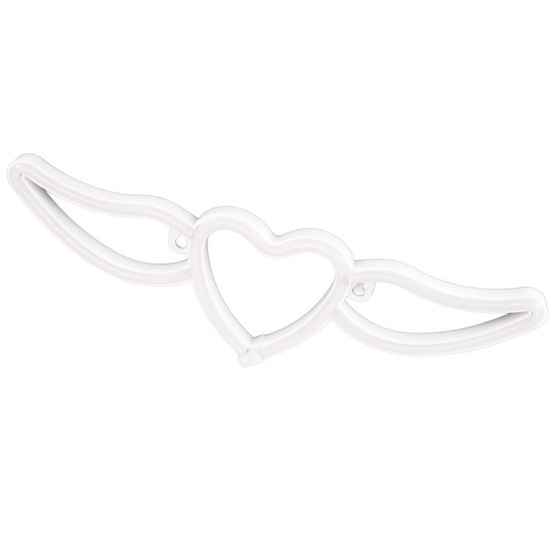Heart Shaped Neon Light Safe Energy Saving Dual Power Heart