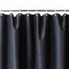 Bath Elements Heavy Duty Magnetized Shower Curtain Liner(Black)