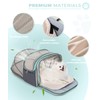 Expandable Pet Carrier Backpack, Cat Carrier Backpacks with Breathable Mesh