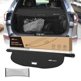 Nilight Trunk Cargo Cover for Jeep Cherokee Accessories 2019 2020 2021 2022 2023, Retractable Security Shade Rear Cargo Cover, with Trunk Storage Net, 1-Pack