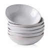 AmorArc Ceramic Cereal Bowls Set of 6, 24 oz Handmade