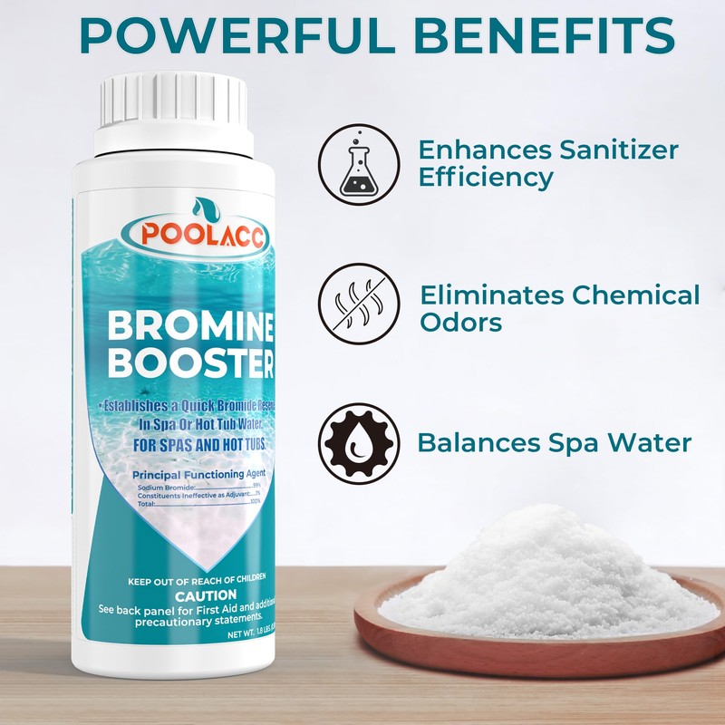 1.8LB Bromine Booster for Hot Tubs & Spas | Fast-Acting