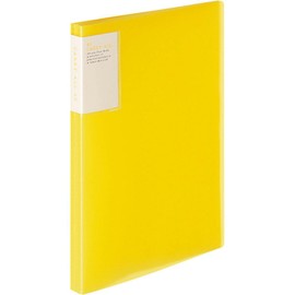 Kokuyo A4 Carry-All Clear Book, Fixed Back Pocket