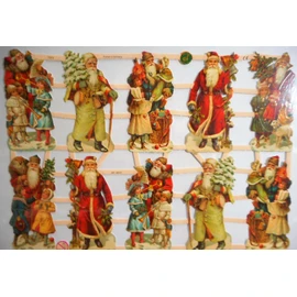 Glanzbilder Christmas Santa Claus EF 7313 Wafer Pose Pictures Scrapbook Decoration GWI 546