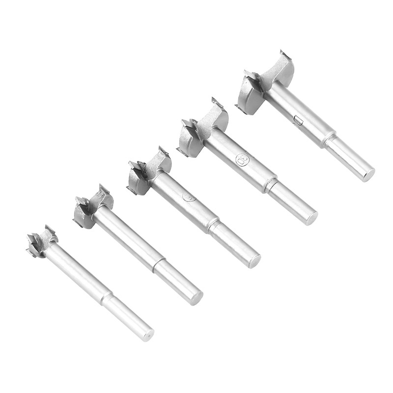 16pcs Cemented Carbide Forstner Drill Bits Woodworking Boring Flat Wood