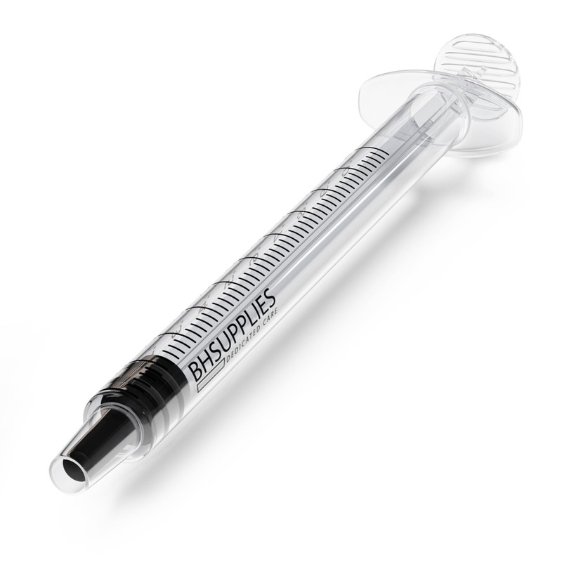 BH Supplies 1mL Luer Slip Tip Syringes (No Needle) -