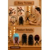 OYUUJII Wig Stand,2 Pcs Wig Stands Holders for Long Short