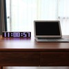 Adventurers Digital Alarm Clocks for Bedrooms, Black Walnut Clocks for