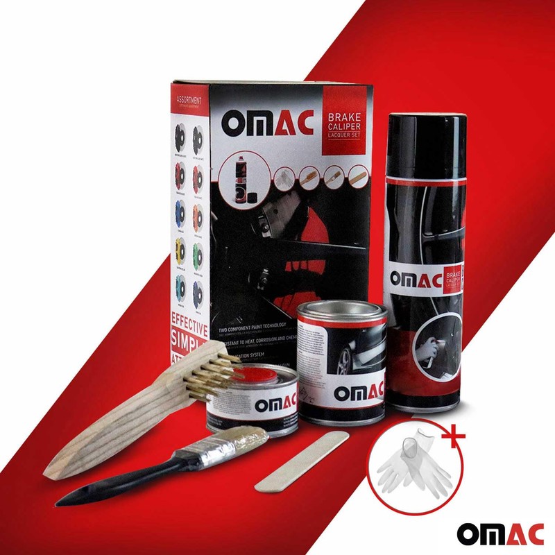 OMAC Brake Caliper Epoxy Based Car Paint Kit Texas Red