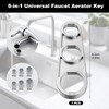 Amentalove Pack of 2 Aerator Service Key, Universal Aerator Tap