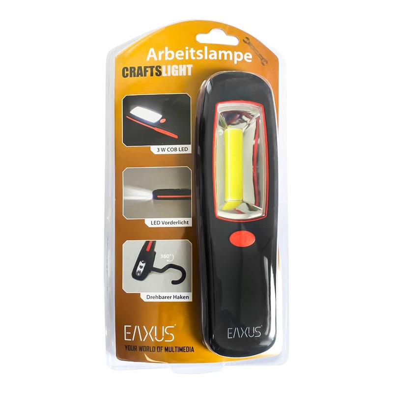 Eaxus® Craftslight Work Light - Magnetic LED Workshop Lamp -