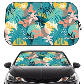 Windshield Sun Shade - Car Windshield Sun Shade for UV Protecion Heat Reduction 2025 Sun Visor for Car Interior (55"x31.5")